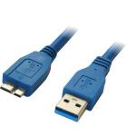 Cabo para HD Externo USB A 3.0 Macho x Micro USB 3.0 50cm - SA-05