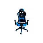Cadeira Gamer Br-X Com 5 Rodas Preto e  Azul
