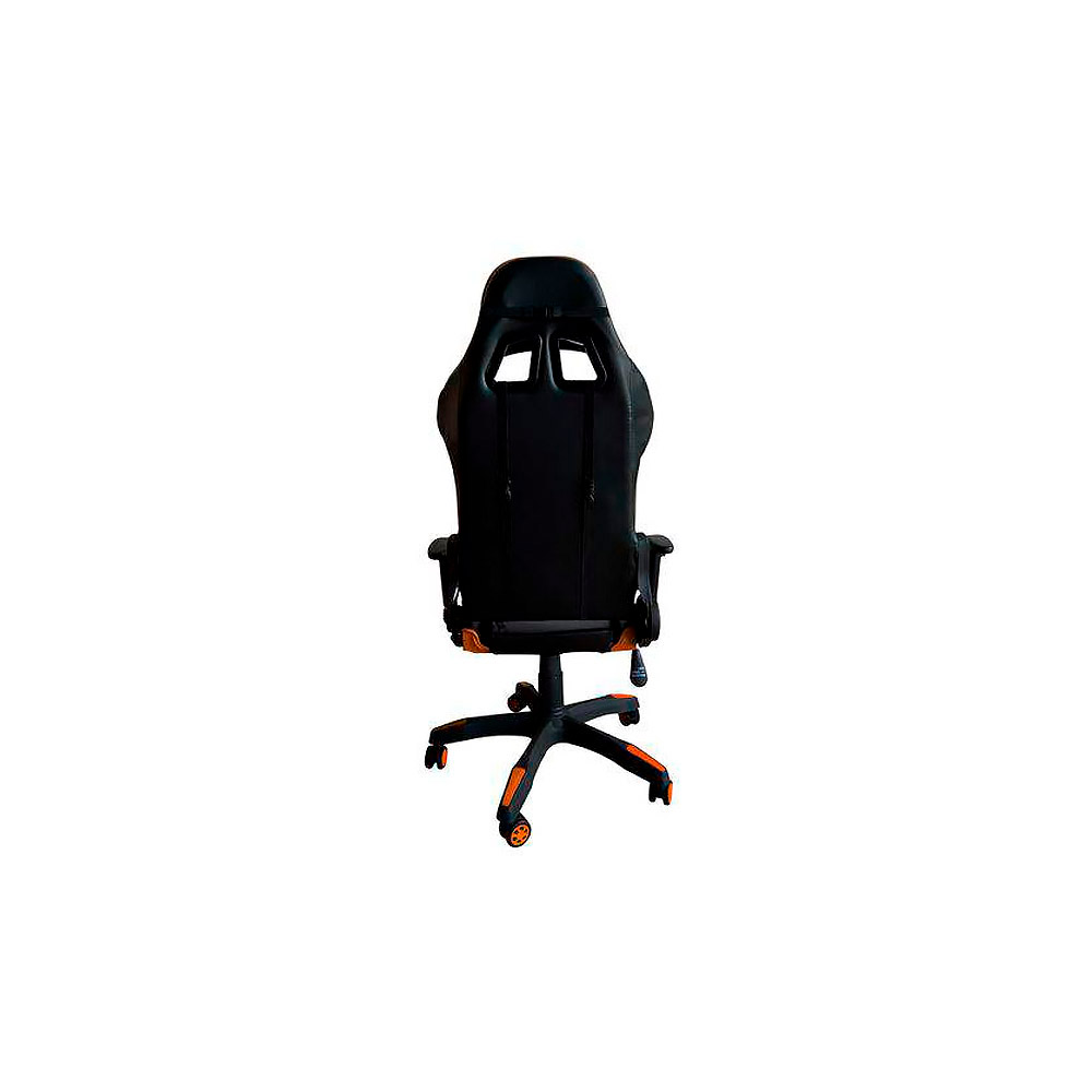 Cadeira Gamer Br-X Com 5 Rodas Preto e Laranja