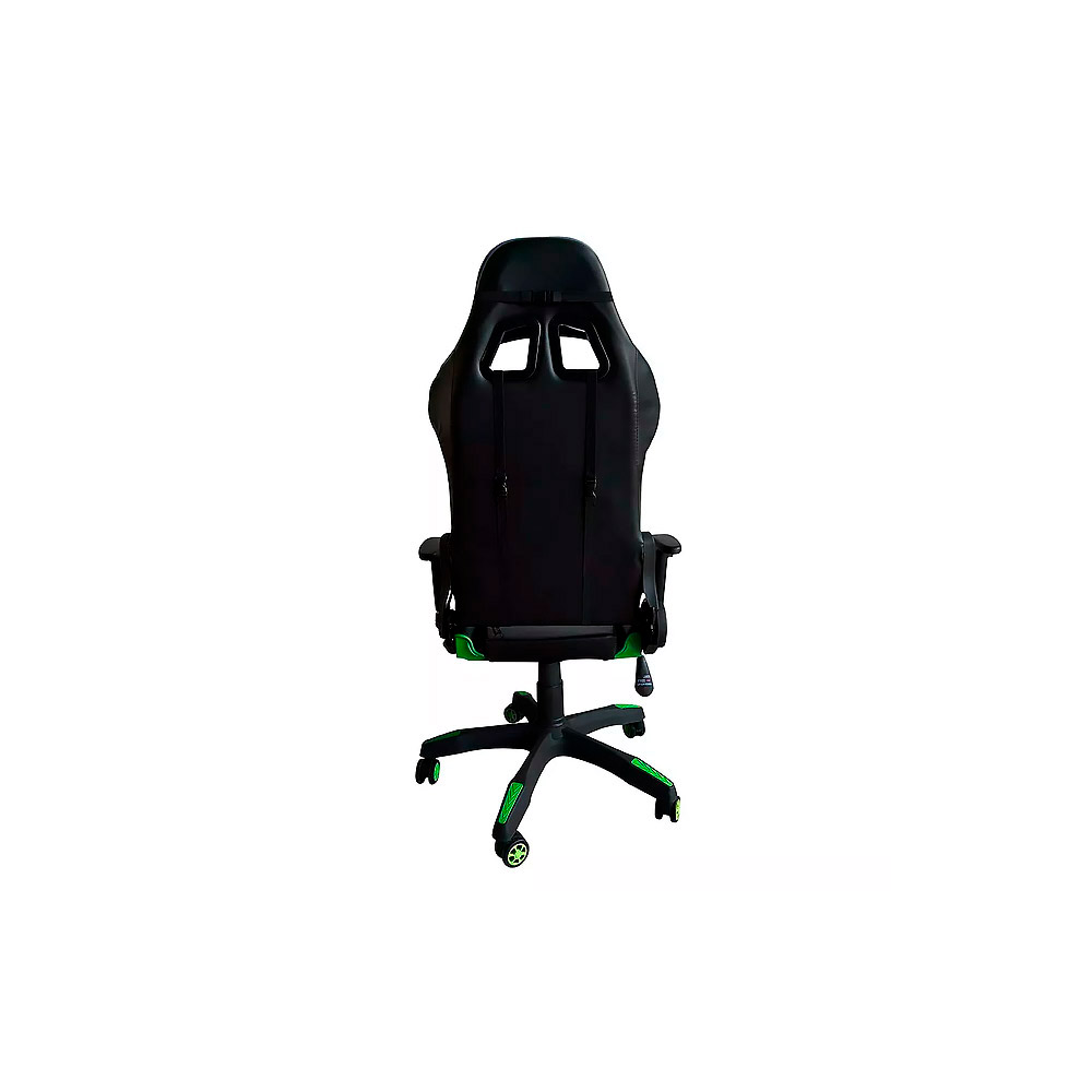 Cadeira Gamer Br-X Com 5 Rodas Preto e  Verde