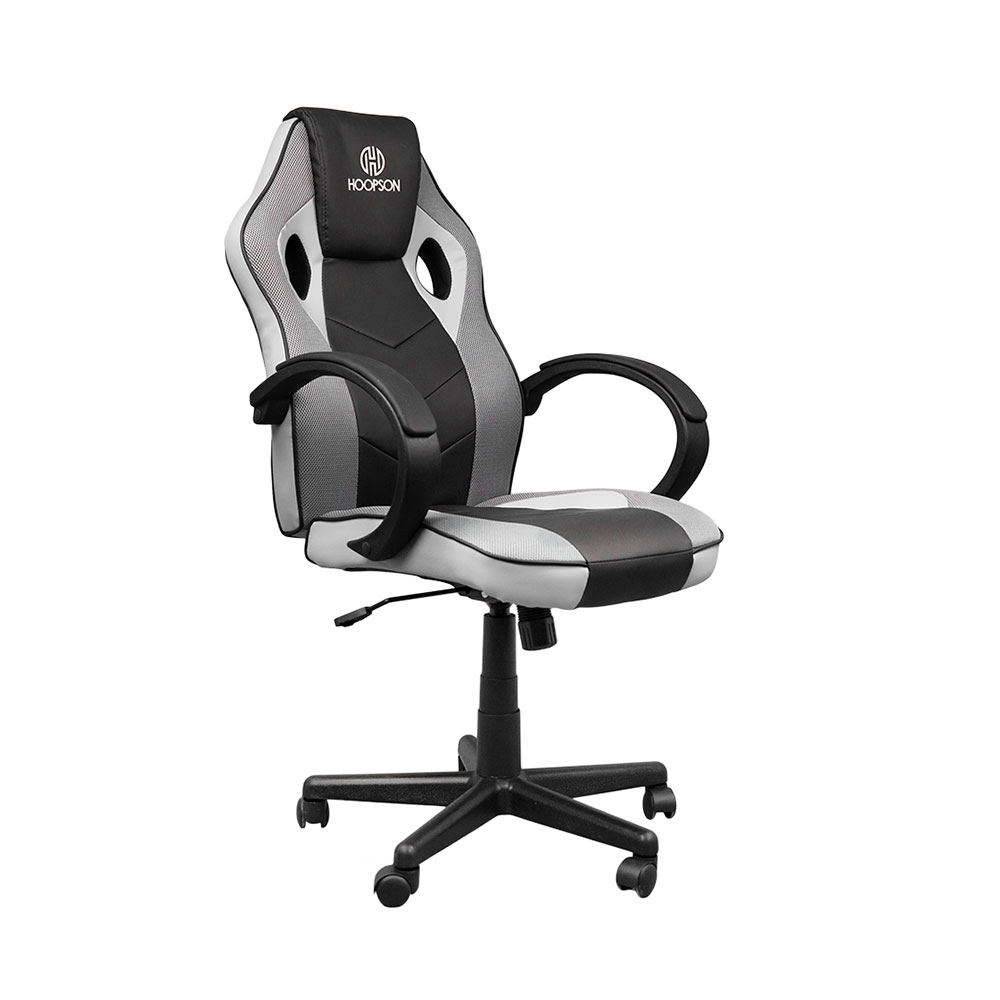 Cadeira Gamer Hoopson Reclinável e Giratoria , Black-White , HP-CG-506