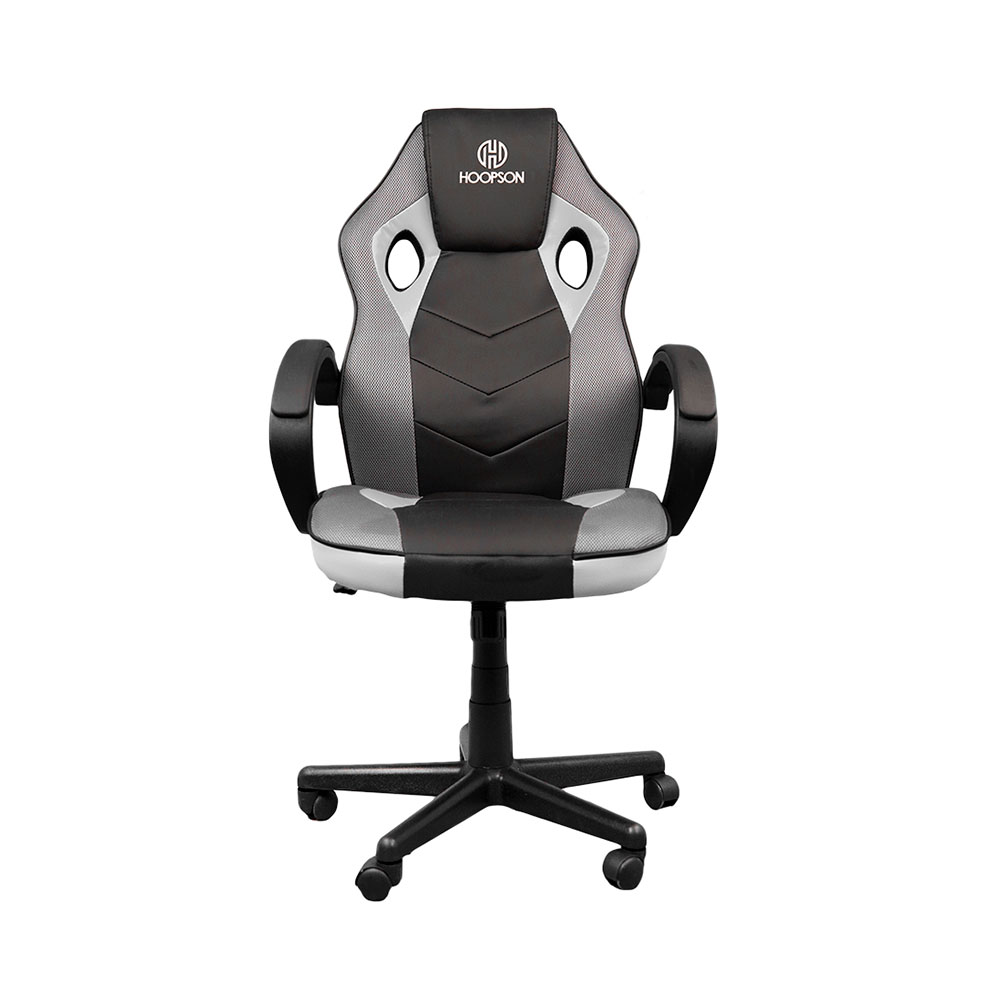 Cadeira Gamer Hoopson Reclinável e Giratoria , Black-White , HP-CG-506