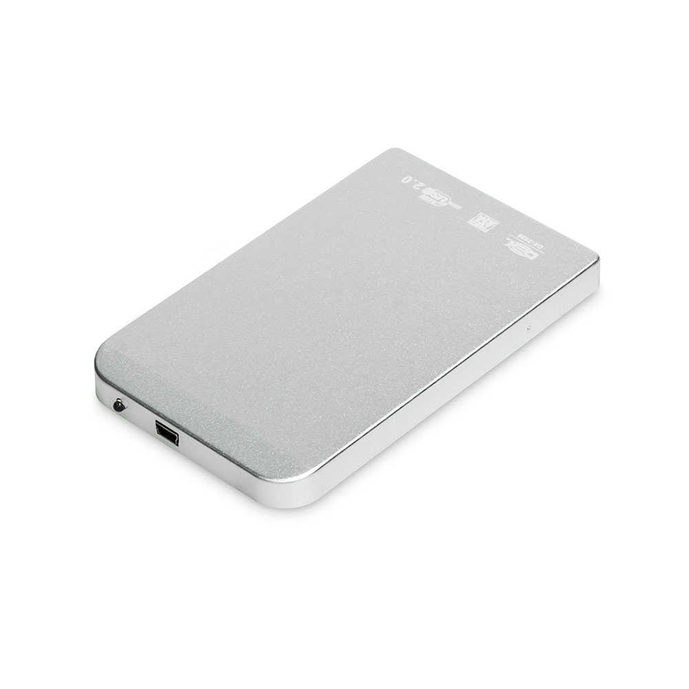 Case Dex p/ HD 2.5´ Notebook USB 2.0 SATA Prata - DX-2520 