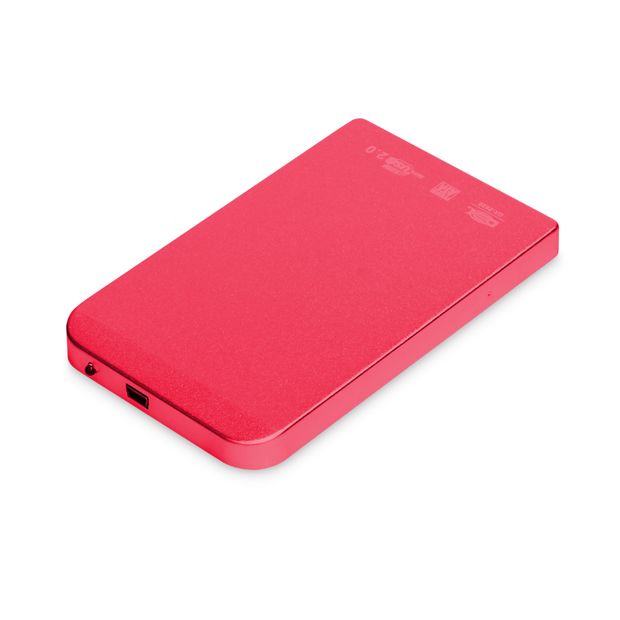 Case Dex p/ HD 2.5´ Notebook USB 2.0 SATA Vermelho - DX-2520 