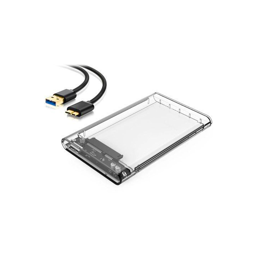 Case Dex p/ HD 2.5´ Notebook USB 3.0 SATA Transparente - DX-2530T