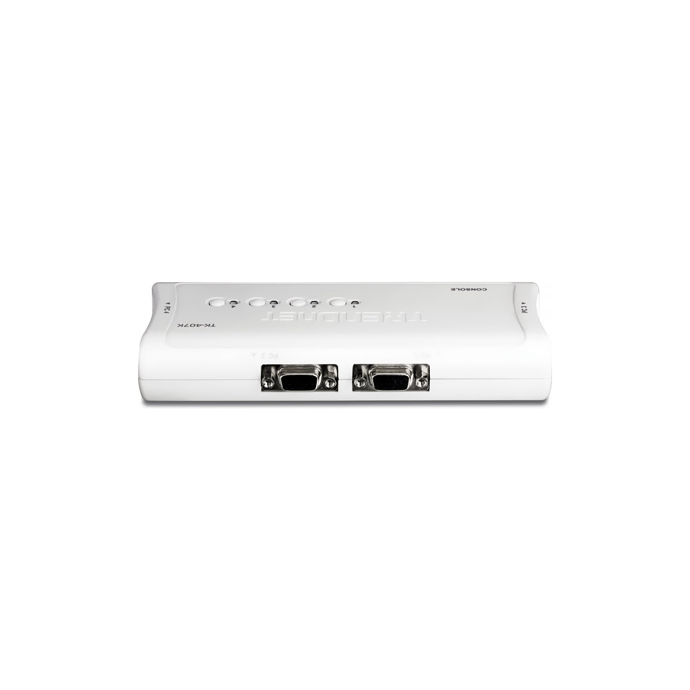 Chaveador Trendnet KVM TK-407K 4PT USB (T+V+M)