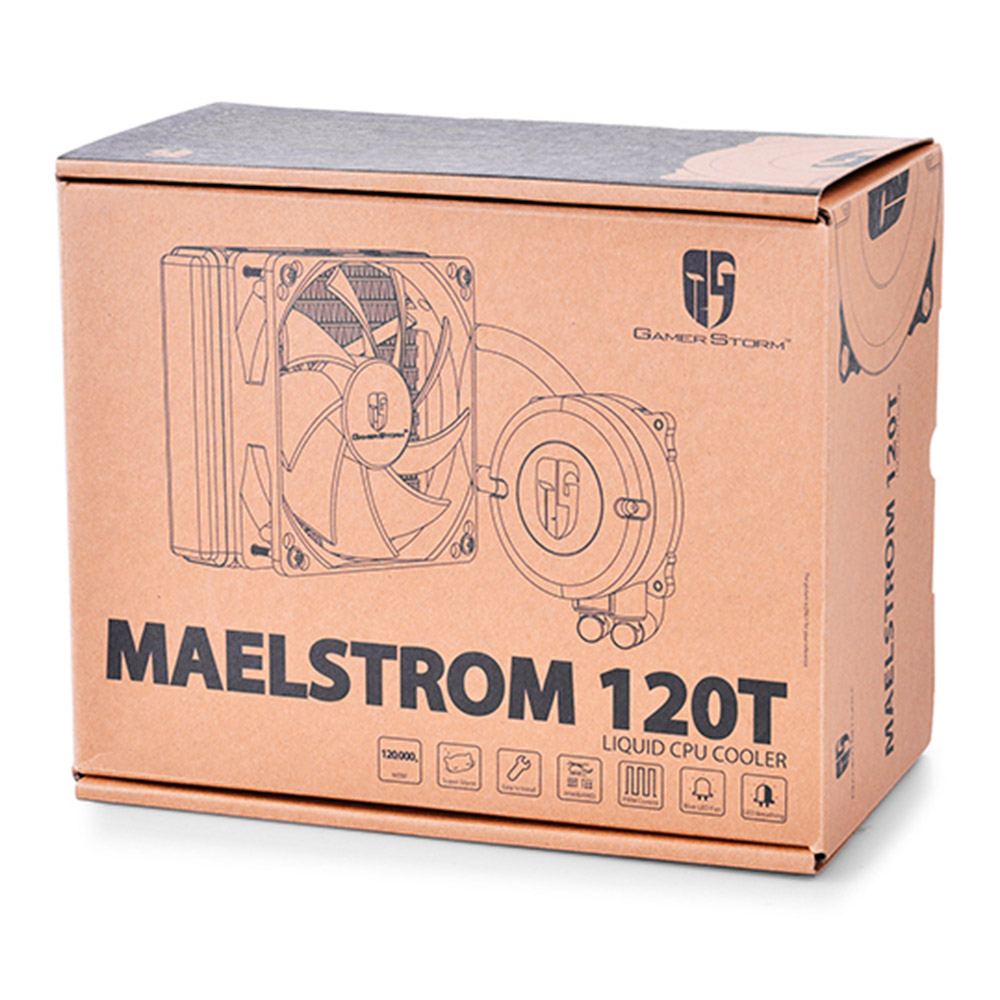 Watercooler Deepcool Maelstrom 120T 120mm  AMD e Intel com led