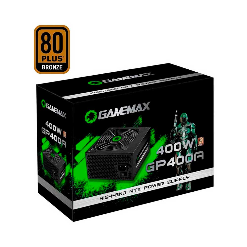 Fonte 400W Gamemax 80 Plus Bronze - GP400A
