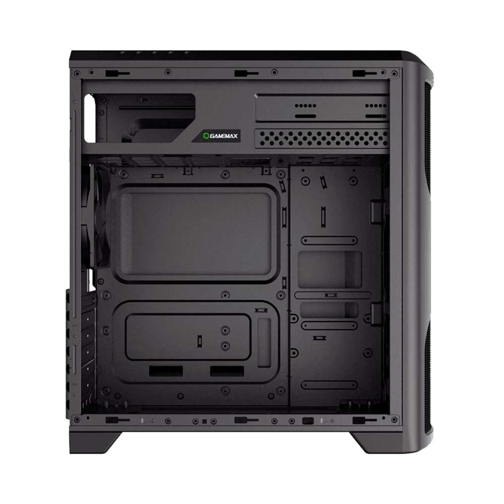 Gabinete Gamer Gamemax Wave G562W  Mid Tower 3 Fans Led Verde  Lateral Acrilico