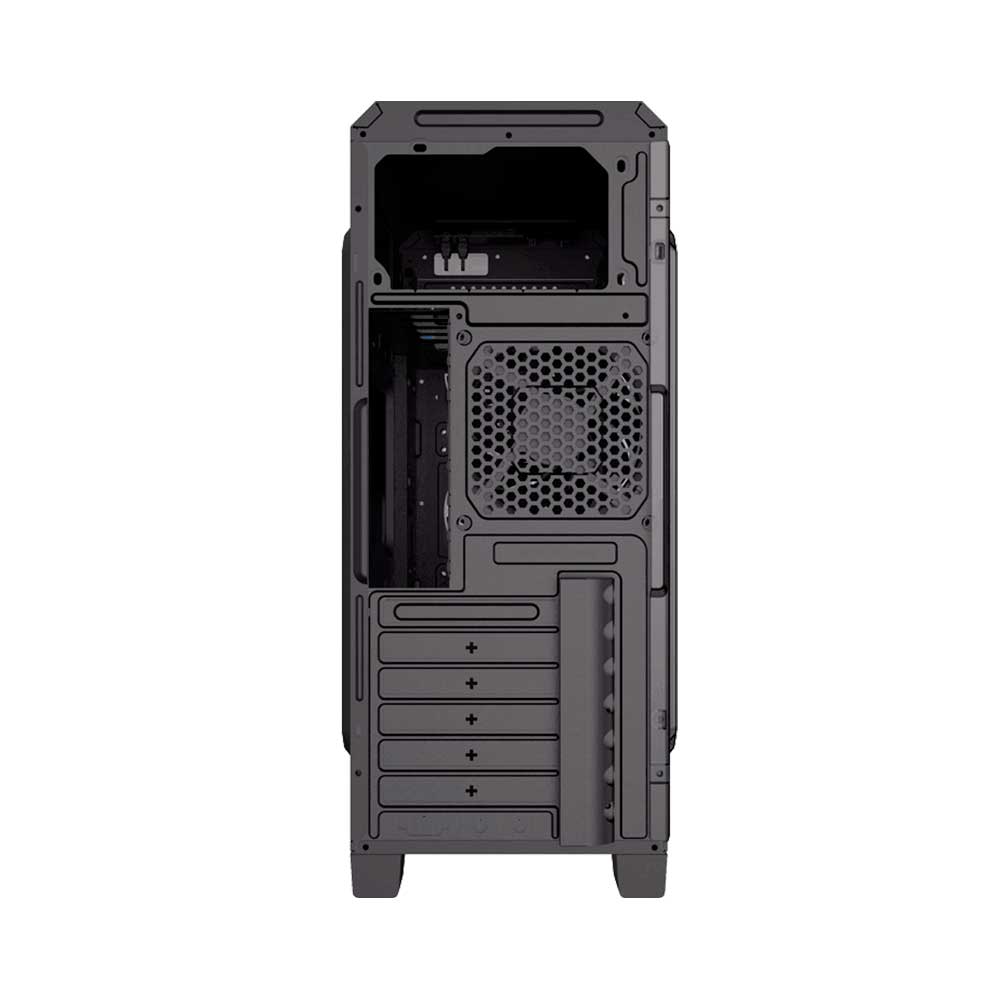 Gabinete Gamer Gamemax Wave G562W  Mid Tower 3 Fans Led Verde  Lateral Acrilico