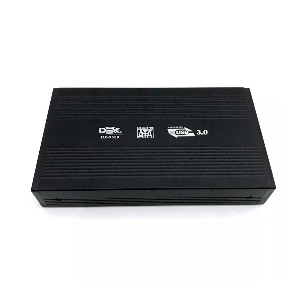 Case Dex p/ HD 3.5´ USB 3.0 SATA Preta -  DX-3530