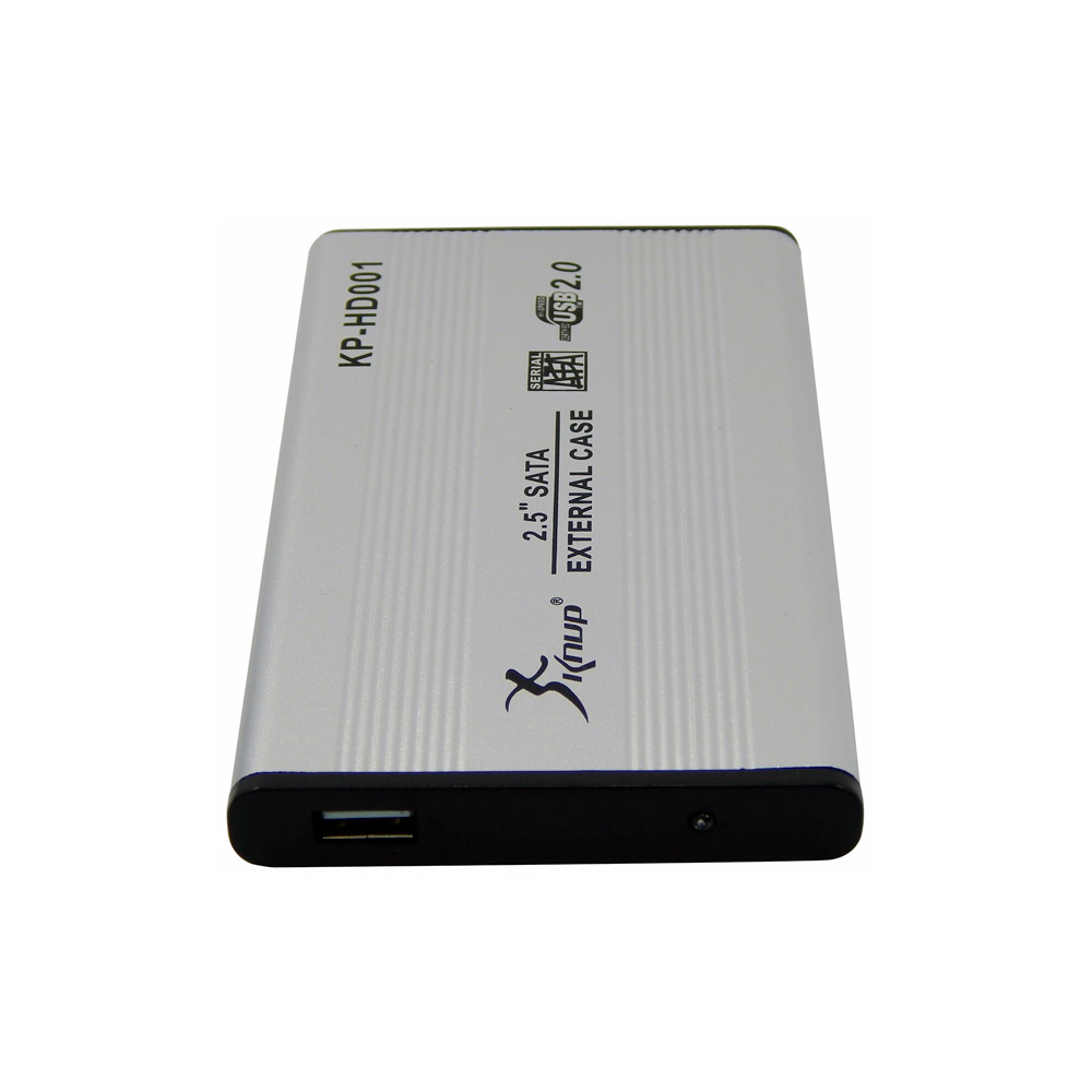 Gaveta p/ HD Externo p/ Notebook  2.5 USB 2.0 Prata - Knup KP-HD001