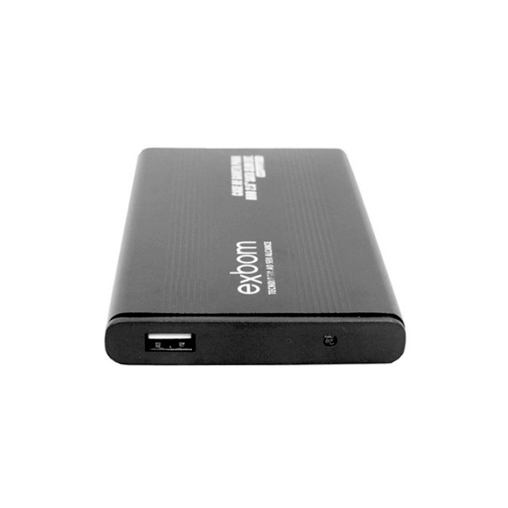 Case  p/ HD 2.5´ Notebook USB 2.0 Slim Preto