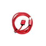 Cabo HDMI 3 Metros 2.0 4K Ultra HD 3D Blindado Revestido Premium vermelho LE-6621-3MRED