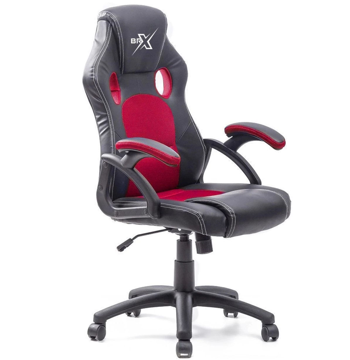 Cadeira Gamer Br-X Modelo 711 Cor Preto com Vermelha