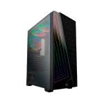 Gabinete Gamer Brx Black Neon CA-032BK s/ Fonte