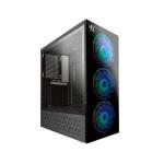 Gabinete Gamer Brx Perfect Mid Tower, RGB, CA-052 s/ Fonte