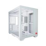 Gabinete Gamer Lian Li Redragon 011 Dynamic Mini Branco - 011DMINI-RD-W 