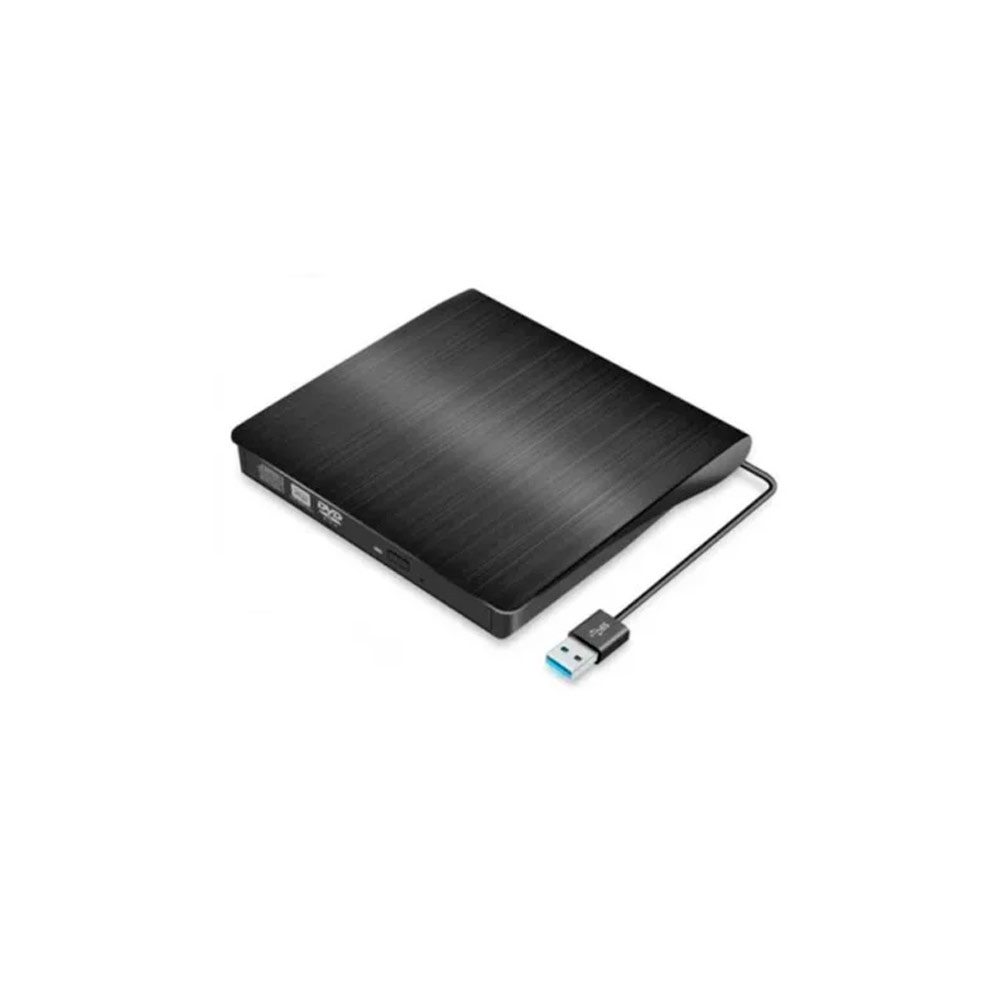 Gravador DVD Externo Slim Usb 3.0 5Gbps Preto Knup  KP-LE300