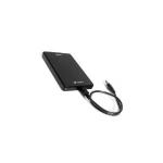 Case para HD e SSD Externo 2,5" USB 2.0 C3Tech Preto CH-210BK 