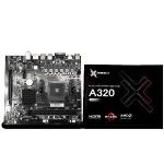 Placa Mãe Reference A320-GM2, Rede Gigabit, M.2, Chip A320, AMD AM4, MATX, DDR4