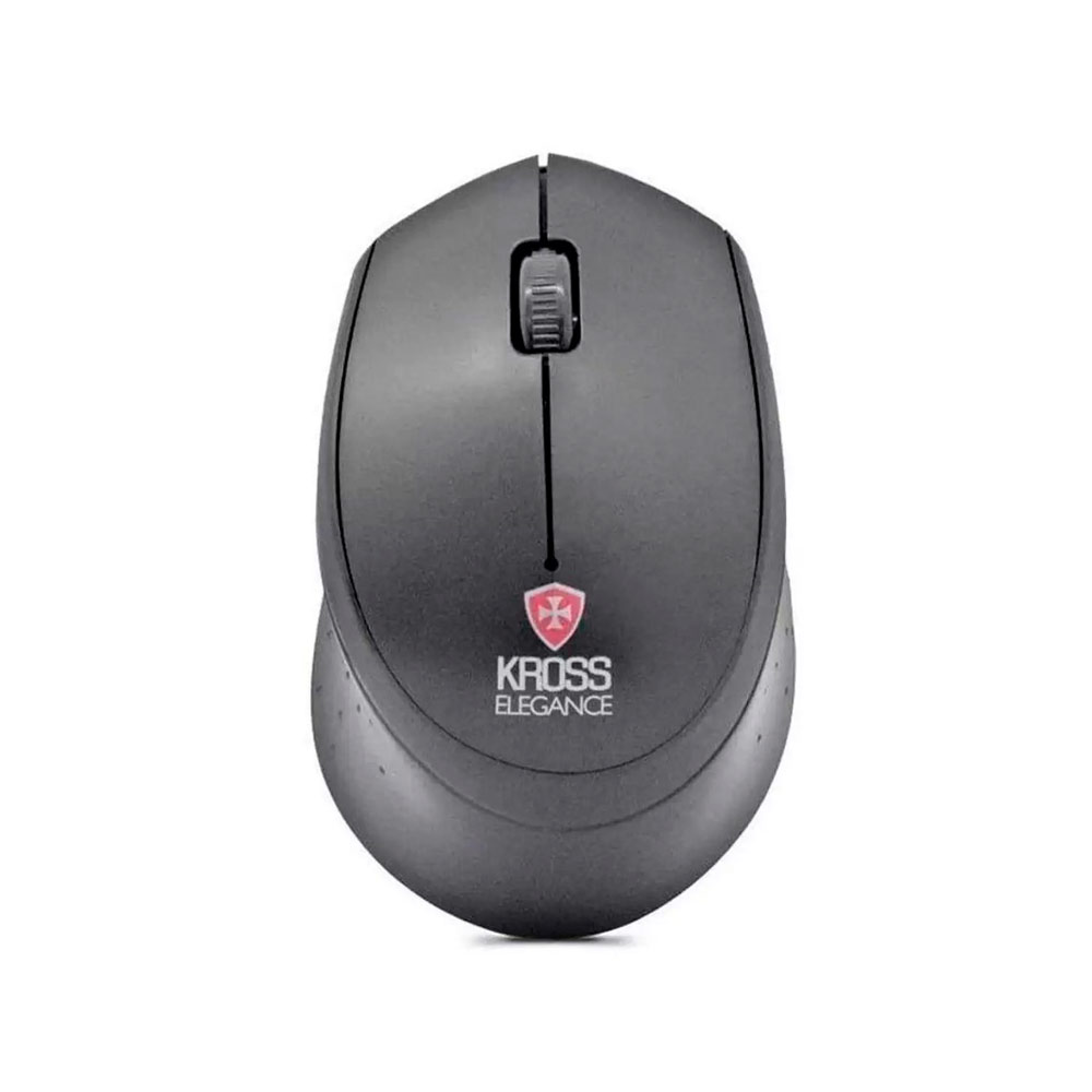 Mouse Sem Fio Kross Elegance, Recarregável Silent Preto, KM-M305