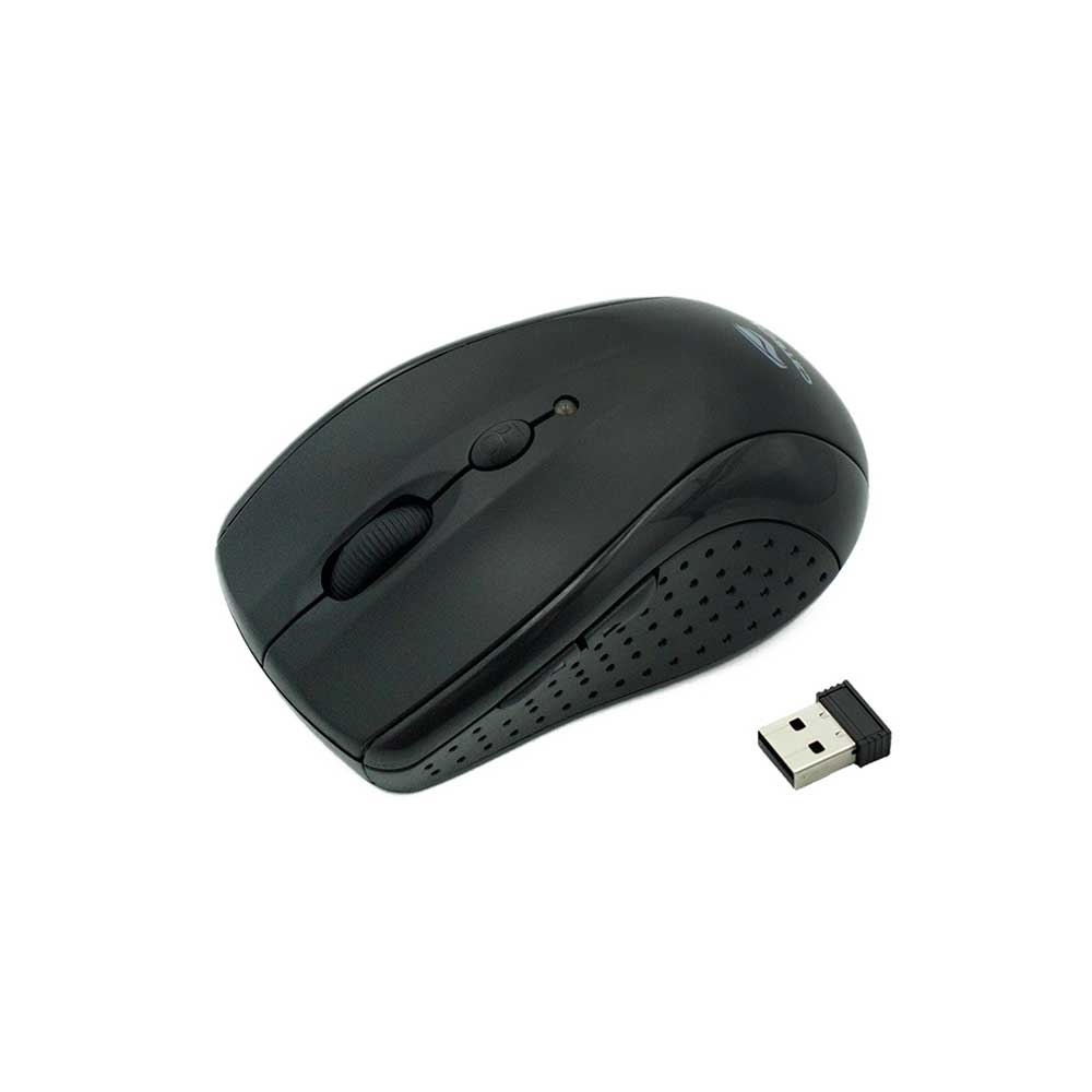 Mouse Sem Fio Dual Mode Bluetooth + Receptor, Preto C3Tech - M-WBT12BK  