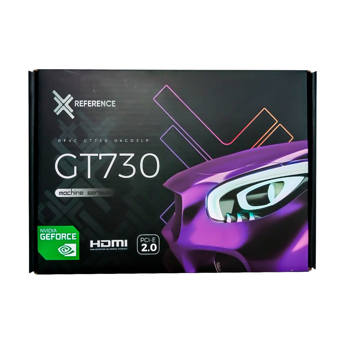 Placa de Vídeo Reeference NVIDIA GeForce GT730LP, 4GB, DDR3, 64bit, RFVC-GT730-04GD3LP