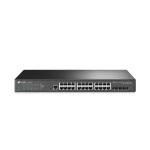 Switch Gerenciável TP-Link L2+ 24 Portas Gigabit 10/100/1000Mbps + 4 Slots SFP + 10GE JetStream - TL-SG3428X