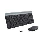 Combo Teclado e Mouse sem fio Logitech MK470 com Design Slim, Digitação e Clique Silencioso, Mouse Ambidestro e Pilhas Inclusas - 920-009268