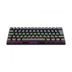 Teclado Mecânico Gamer T-Dagger Arena, Rainbow, ABNT2, Switch Marrom - T-TGK321-BR Preto