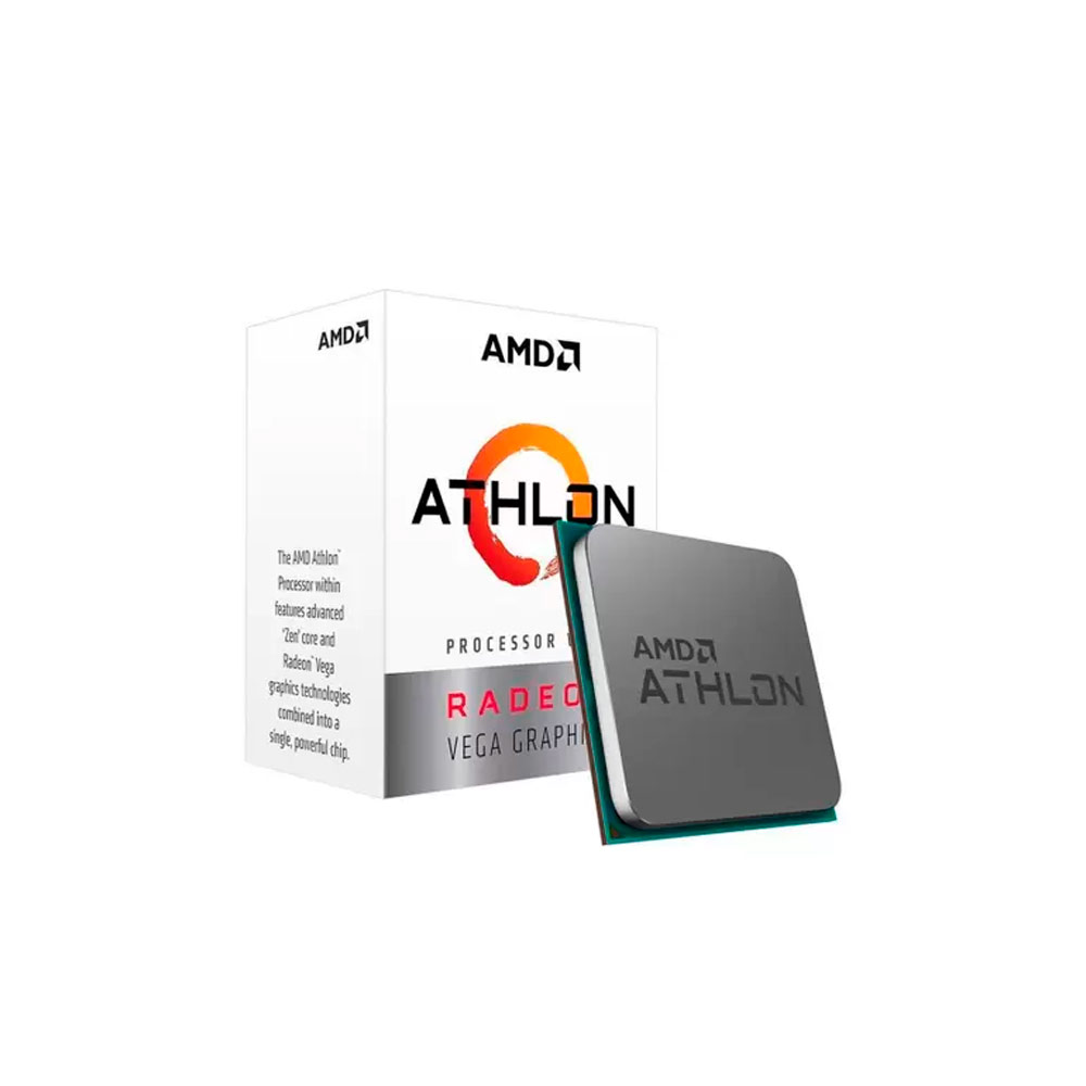 Processador AMD Athlon 3000G 3.5GHz, 2-Cores, 4-Threads, 5Mb Cache, AM4, YD3000C6FHSBX