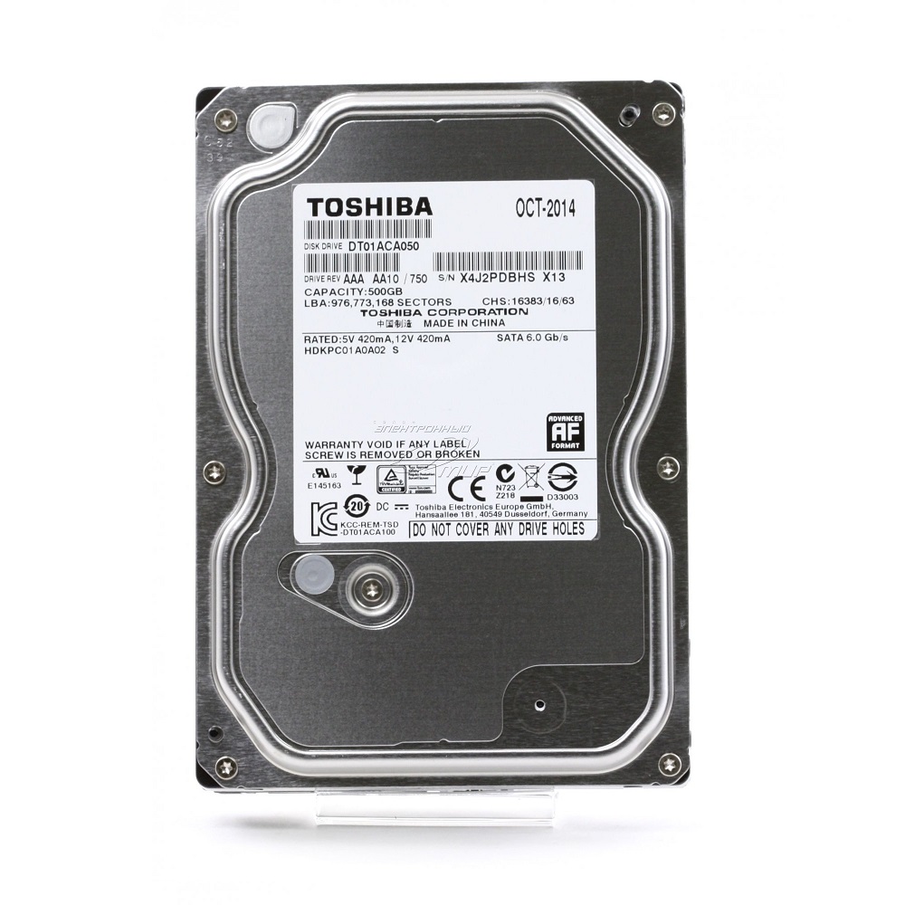 HD 500GB SATA III Toshiba 64MB 7200RPM 6.0Gb/s 3,5 HDWD105