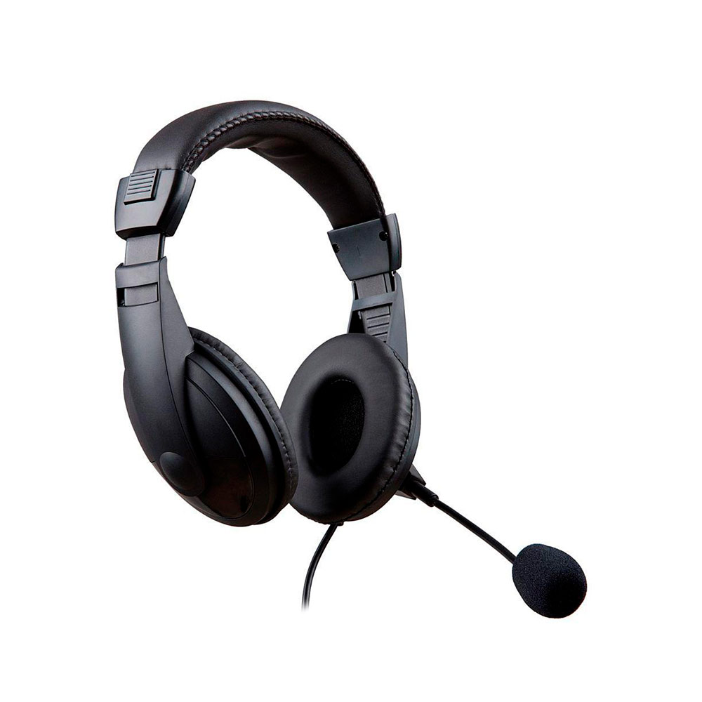 Headset Dex Office com Microfone e controle de Volume  Usb - DF-57