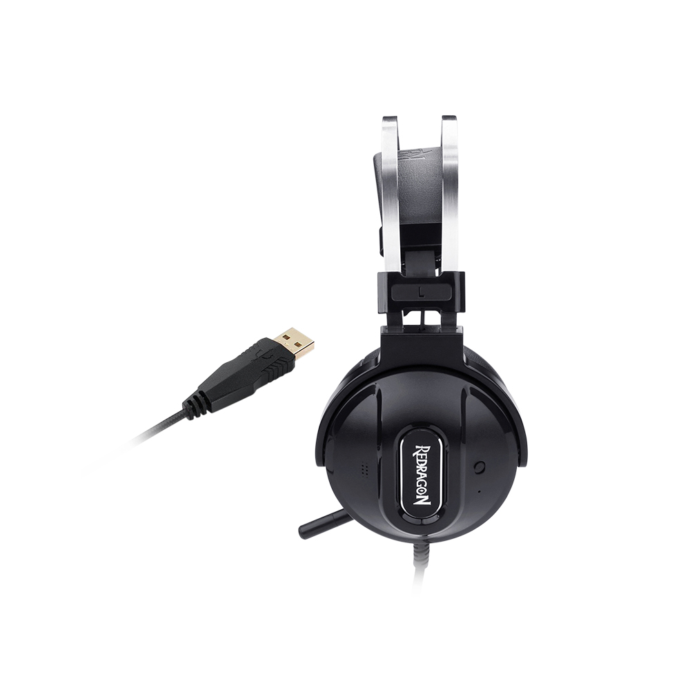 Headset Gamer Redragon Ladon H990 7.1 USB Preto