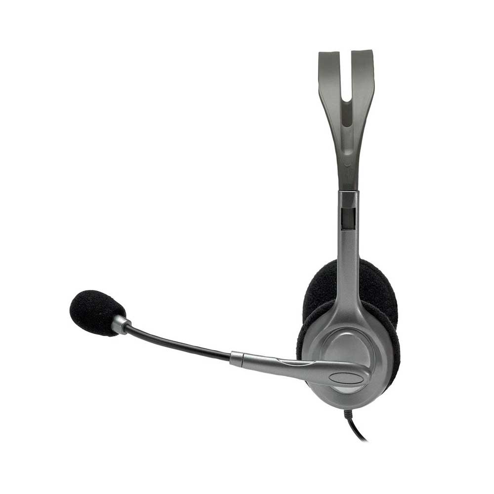 Headset Logitech H110 Estéreo Analógico P2 3,5 mm Preto