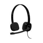 Headset Logitech H151 Estéreo Analógico P3 Preto - 981-000587