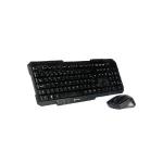 Kit Teclado e Mouse sem fio Wireless Multimídia Preto C3Tech  K-W10BK 
