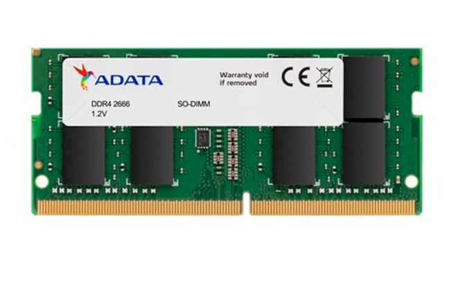 Memória Adata 4GB Premier DDR4 SO-DIMM 2666Mhz CL19 para NoteBook - AD4S2666W4G19-R