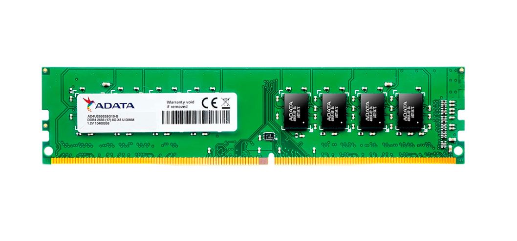 Memória Adata 8GB DDR4 2666Mhz CL19 - AD4U2666W8G19-S