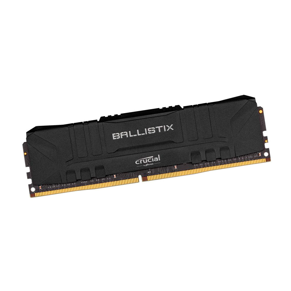 Memória RAM Crucial Ballistix 8GB DDR4 2666 Mhz, CL16, UDIMM, Preto - BL8G26C16U4B