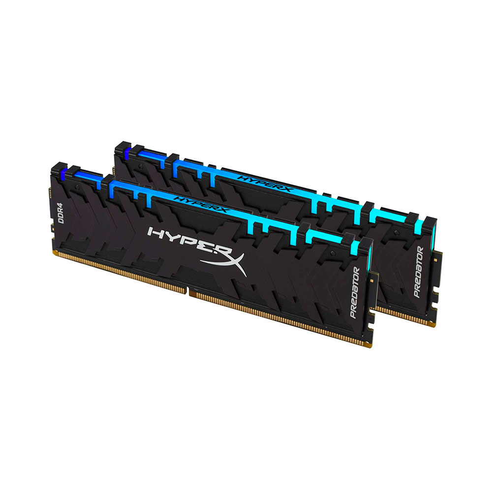 Kit 16GB Memória HyperX Predator RGB 2X 8GB DDR4 3000Mhz HX430C15PB3AK2/16