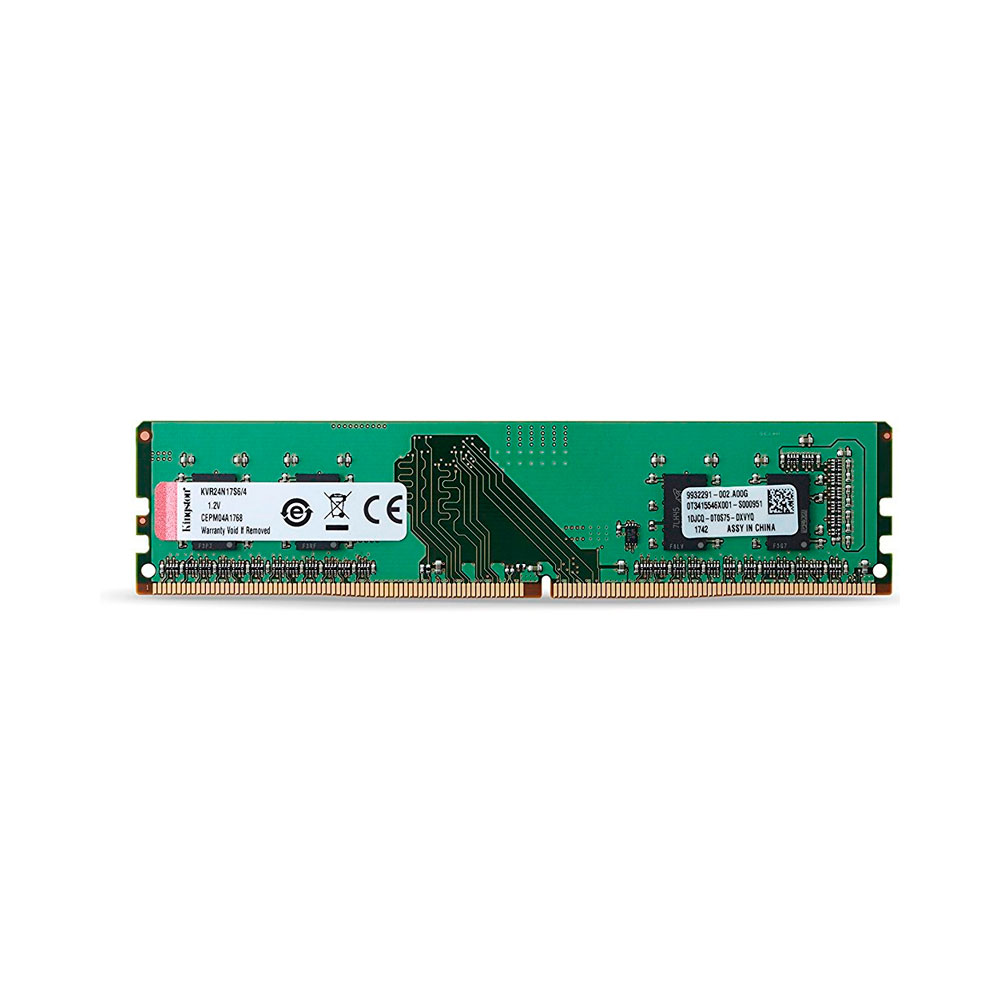 Memória Kingston 4GB DDR4 2400Mhz CL17 - KVR24N17S6/4