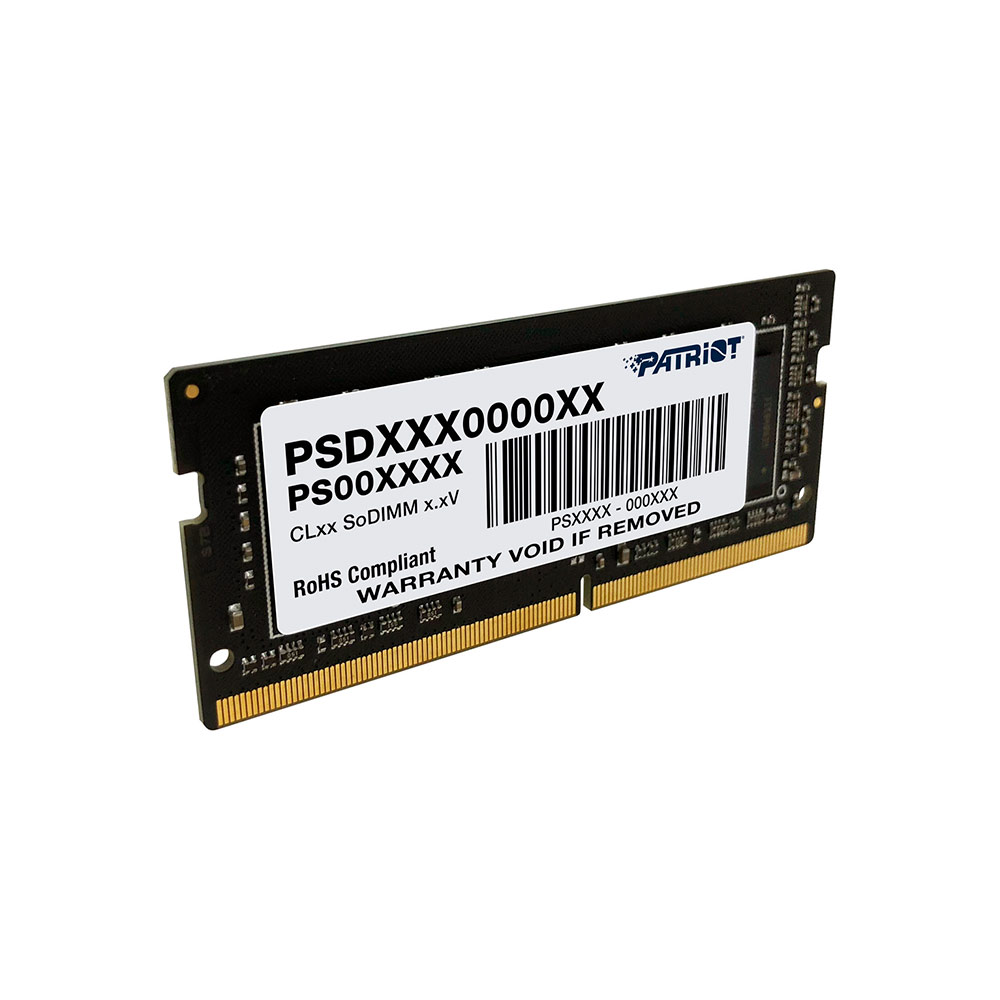 Memória Patriot 8GB DDR4 Signature Line 2666MHz p/ Notebook - PSD48G266681S