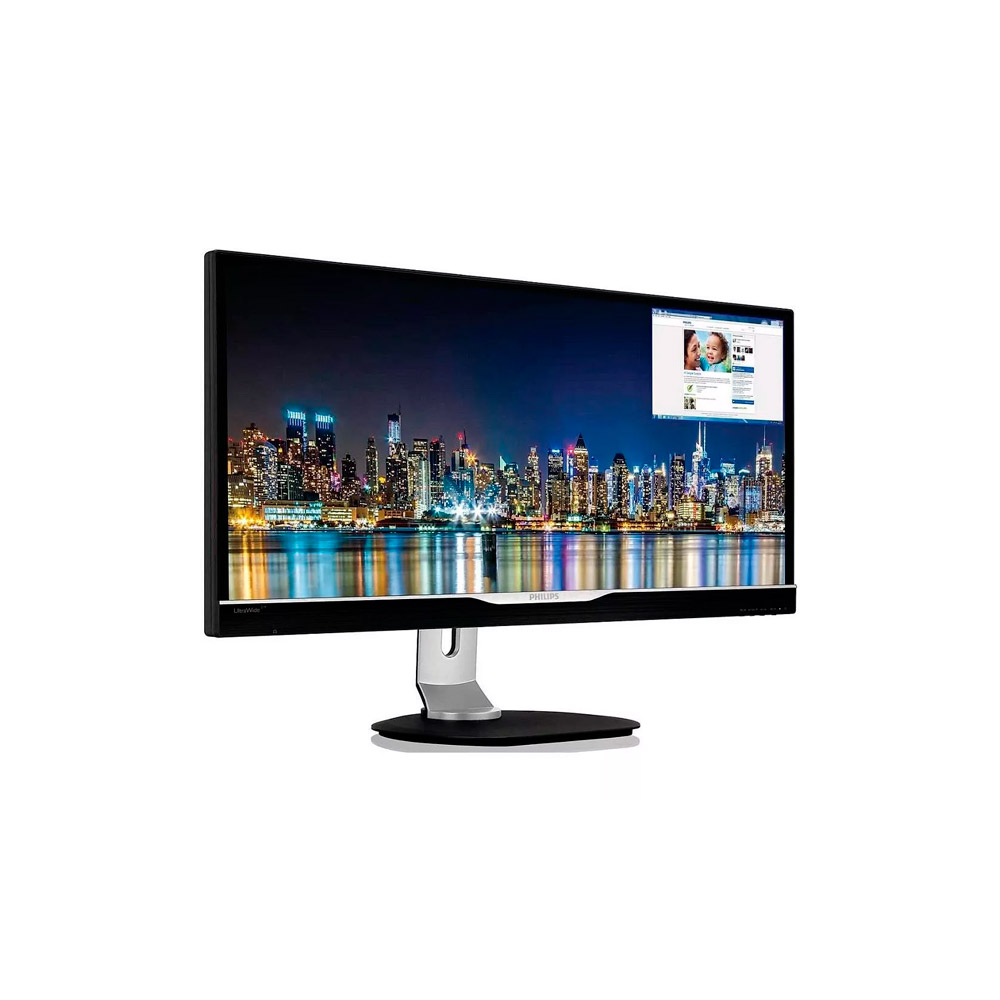 Monitor Philips 29 LED UltraWide 21:9 c/ Multiview  298P4QJEB