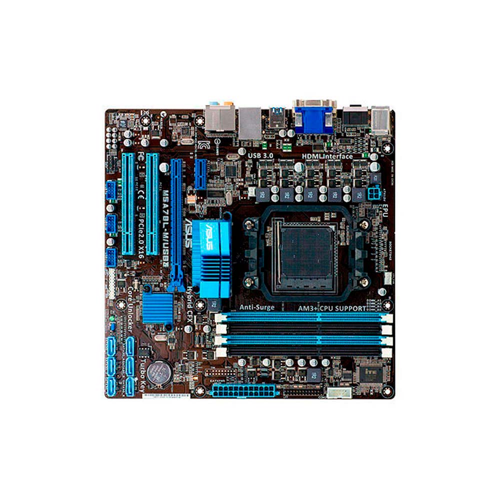 Mother Asus M5A78LM USB 3.0 AMD AM3/AM3+ ( 140w ) Bemvindo à Gibson Tecnologia