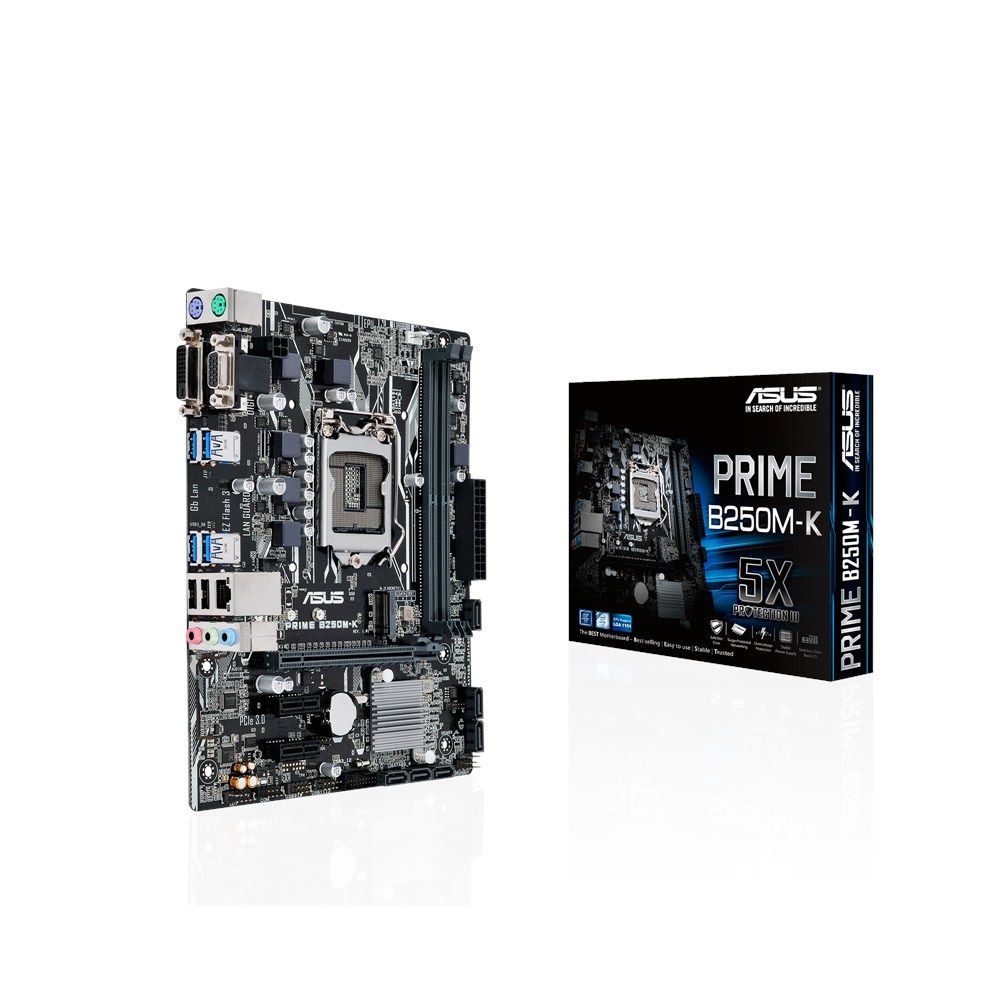 Mother Asus Prime B250M-K DDR4  LGA 1151 Vga/Dvi