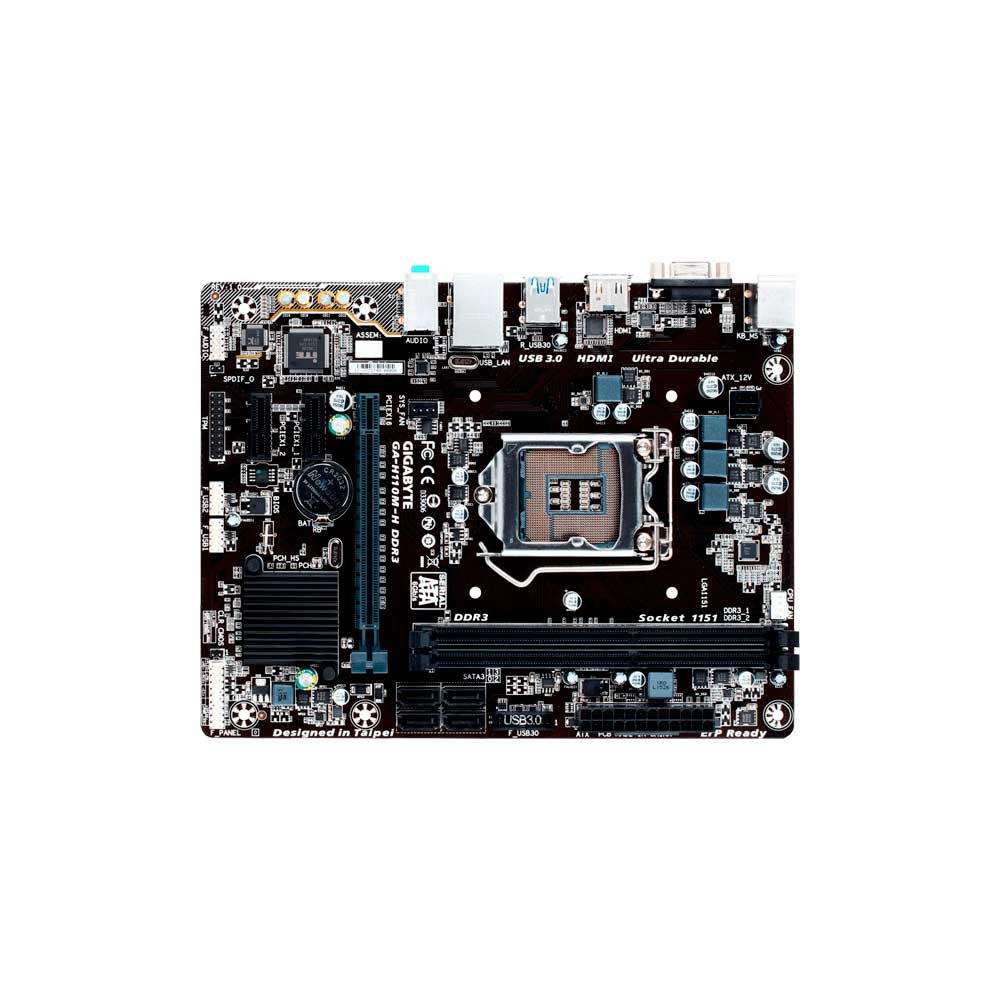 Placa-Mãe GIGABYTE Intel LGA 1151 mATX GA-H110M-H DDR3