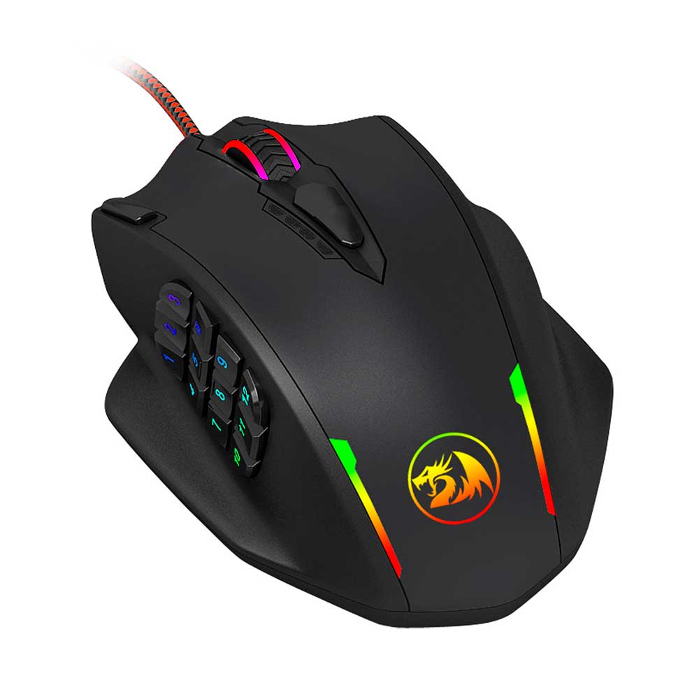 Mouse Gamer Redragon Impact RGB, 12400dpi - M908