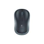 Mouse Logitech M185 Sem Fio Preto e Cinza 1000DPI - 910-002225